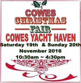 CowesYachtHaven's tweet photo. It's Cowes Christmas Fair this weekend, join us from 10.30am-4.30pm to visit stalls &amp; support Island businesses: https://t.co/Kurnyv9ouN https://t.co/fR5MfTGeja