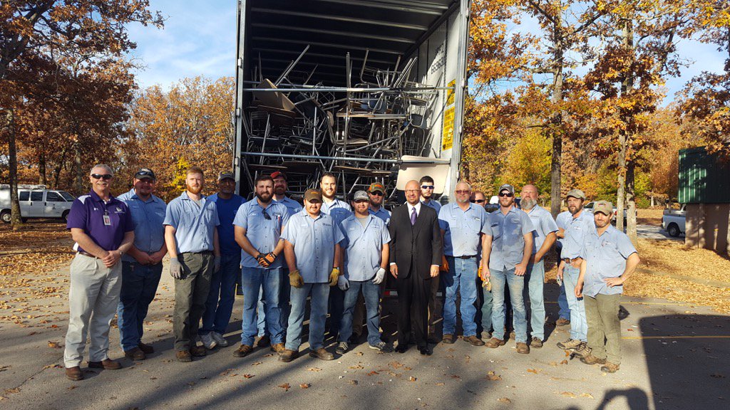 SASBOExec's tweet image. AR SASBO sends truck of furniture to Louisiana Parish to help with flood. Way to go SASBO FAMILY!