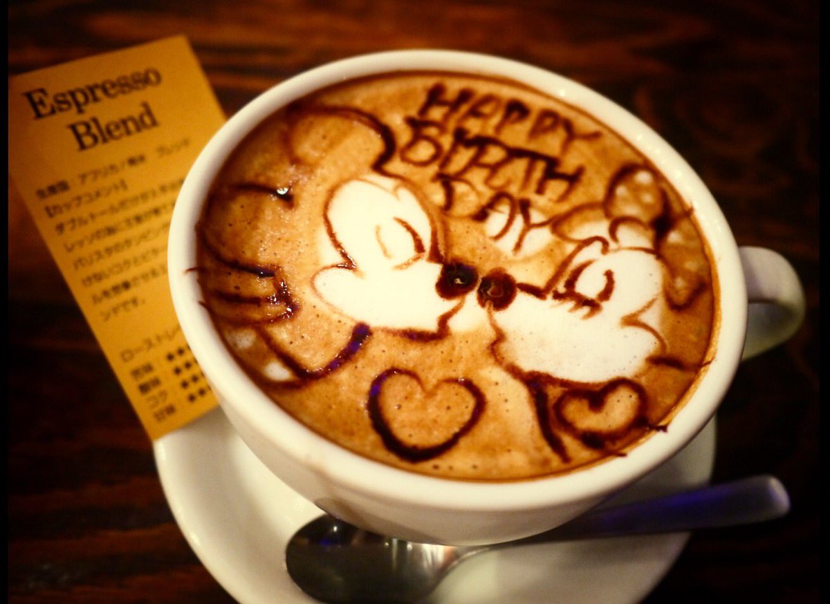 Doubletallcafe 渋谷 Sur Twitter お待たせしました 今日は何の日 今日は大人気スター ミッキー ミニーの誕生日です お店でリクエストをすればこんなに可愛いラテアートが出来ちゃいます お好きな絵柄をリクエストしちゃいましょう 渋谷 カフェ 誕生