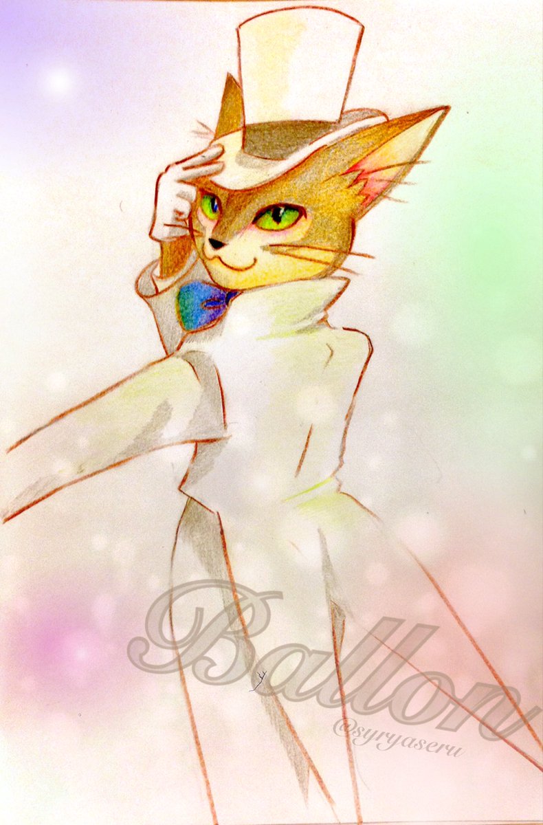 彩yuri バロンかっこいい 惚れる 猫の恩返し イラスト