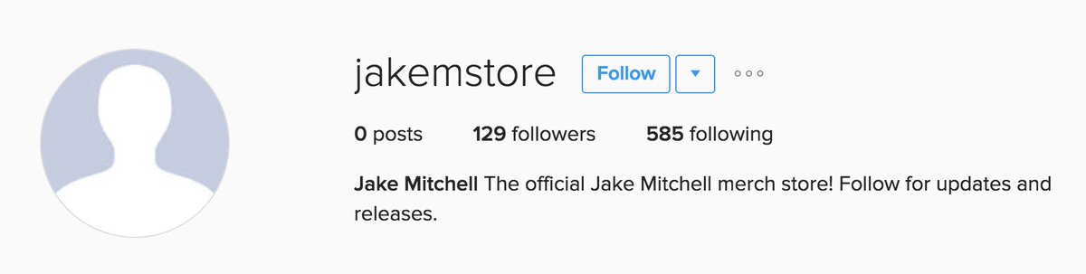 JakeJMitchell's tweet image. just so you know this instagram account is fake...