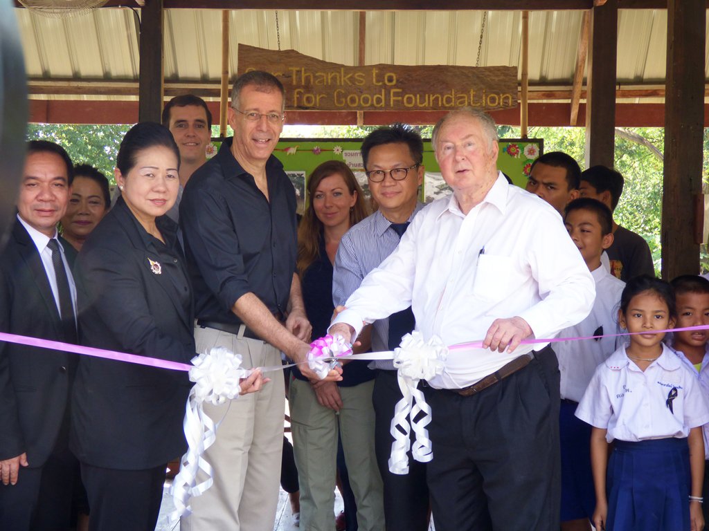 SimonRoded's tweet photo. Great pleasure! @IsraelinTH & A.T.C Supply inaugurated Israeli irrigation system at #MercyFarm for training #MercyCenter kids in agrotech. https://t.co/S7rJ8OJb71