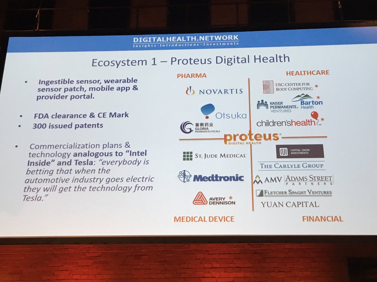 MirjamBauer's tweet photo. Ecosystems of #digitalhealth network: 4 examples via @marcsluijs #fh16 https://t.co/8o5BpjrY61