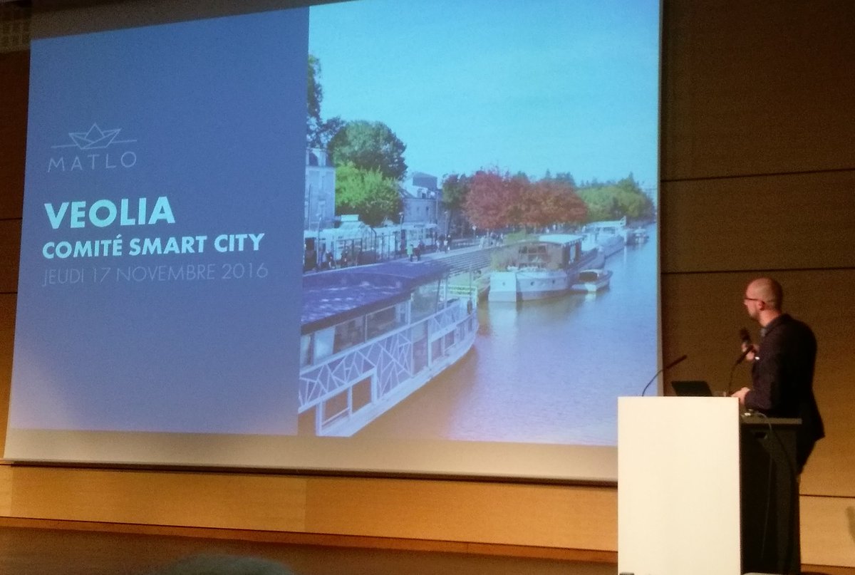 matlo's tweet photo. Merci @veolia pour votre invitation à présenter Matlo ! #analytics #SmartCity https://t.co/lCW9dPdKUp