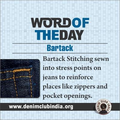 denimclubindia's tweet image. #Bartack Stitching sewn into stress points of #jeans #denimclubindia #denimglossary #wordofday goo.gl/okcFvl
