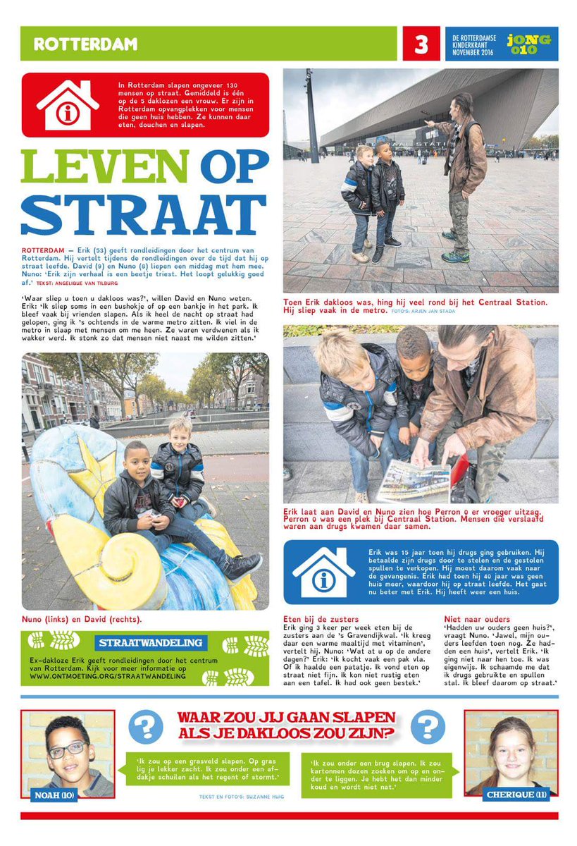 Gids Erik staat in de Kinderkrant van <a href="/Jong010/">김종규</a>! Mooi dat wij bij kunnen dragen aan bewustwording onder kinderen!
