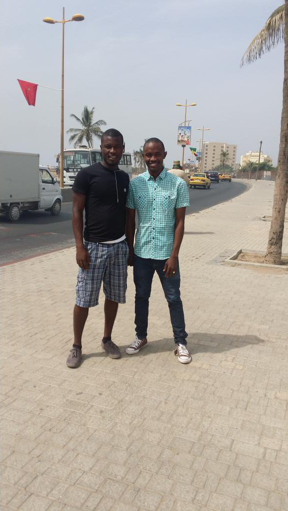 SFodebangaly's tweet image. Avec mon frere françois