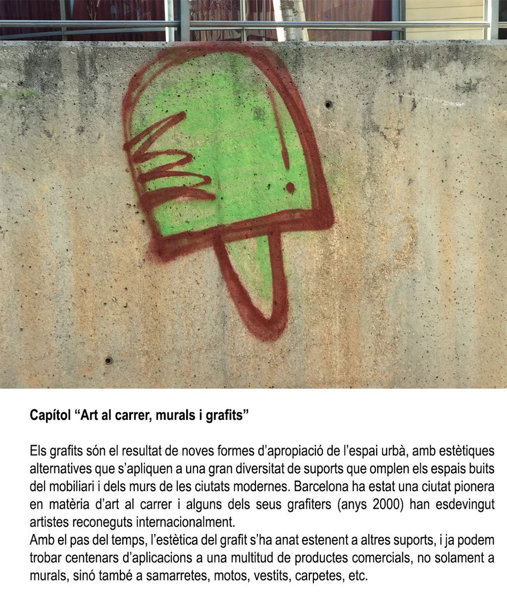 Barcelona, pionera en l’art del grafit, nou llenguatge i nova forma d’apropiació de l’espai urbà #BCNCiutatSimbòlica ow.ly/Oi86306iquX