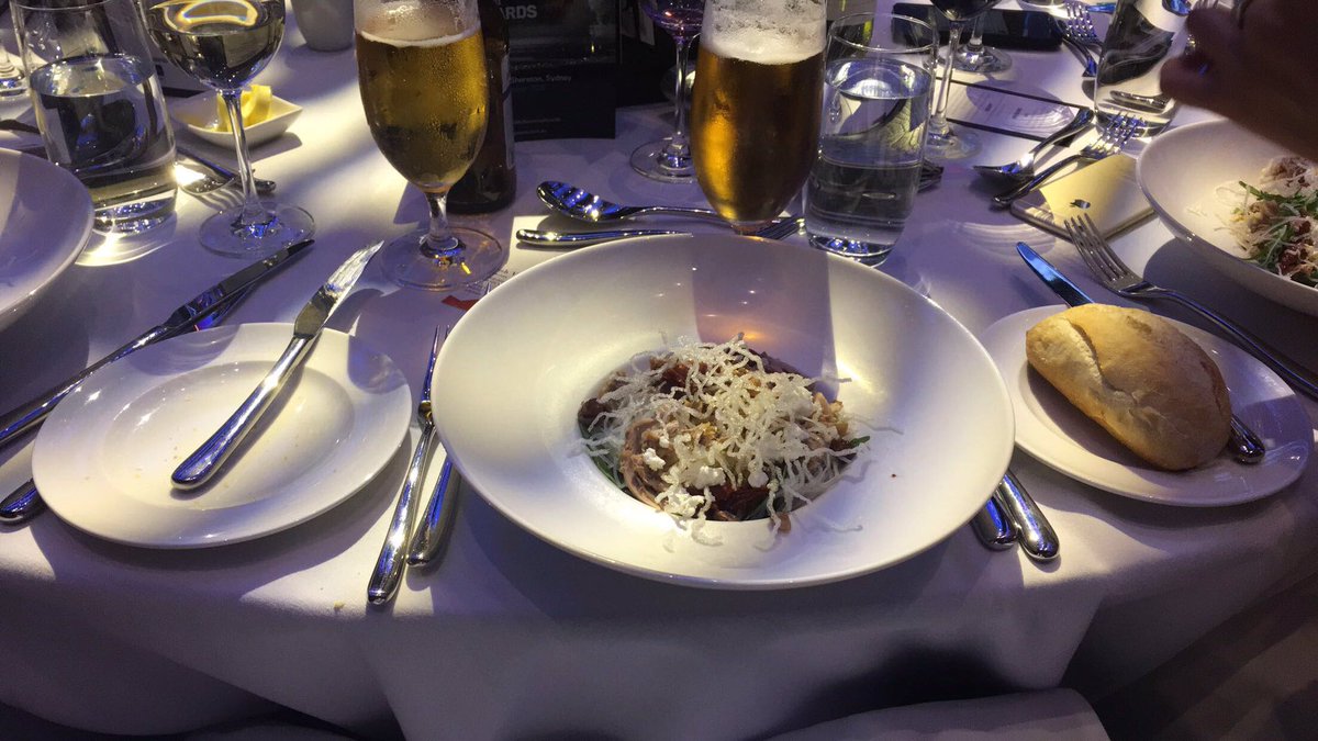 VasInnovation's tweet photo. Great entree but I am looking forward to dessert. #mybusinessawards https://t.co/gU3zl190JP