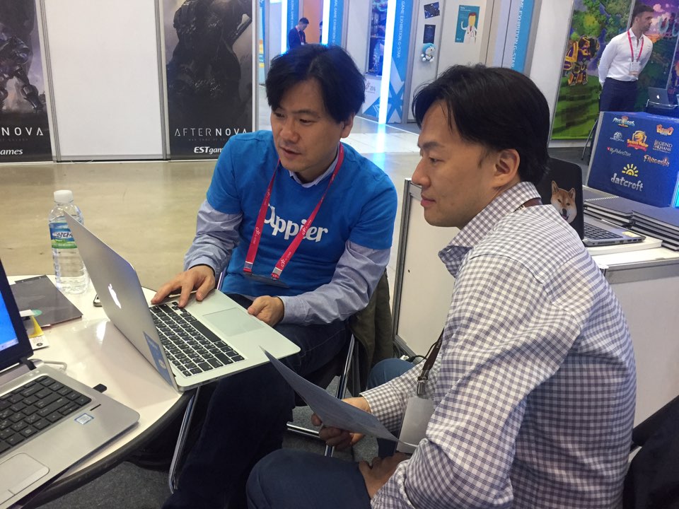 GoAppier's tweet photo. If you're in Korea, drop by our booth (#Q91-6) at G-Star tomorrow! https://t.co/UrYMr0XLkh https://t.co/AiXoqoEnNm