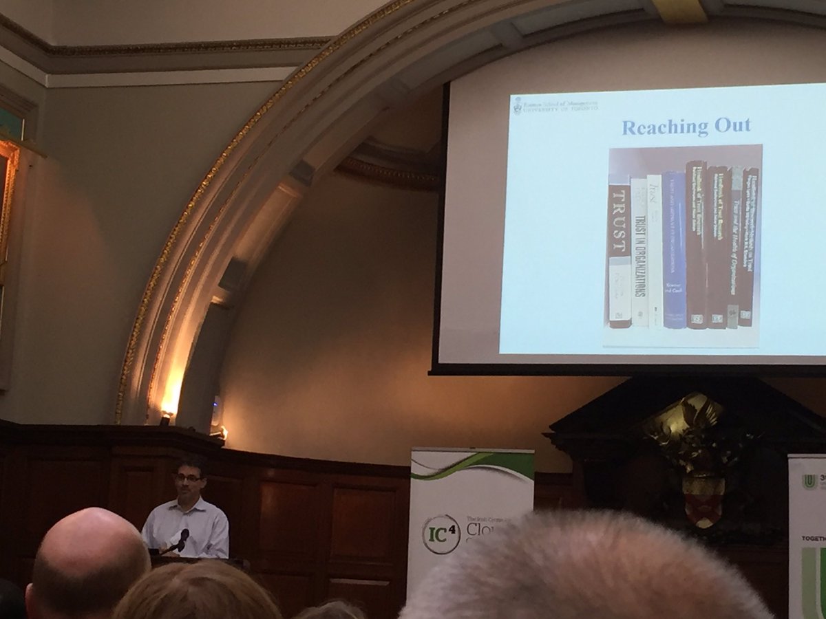 ProfSearle's tweet photo. Bill McEvily recognises impt of reaching out with our frameworks &amp; tools to help solve real problems in our world #fint2016 https://t.co/BCvNkrrNVh