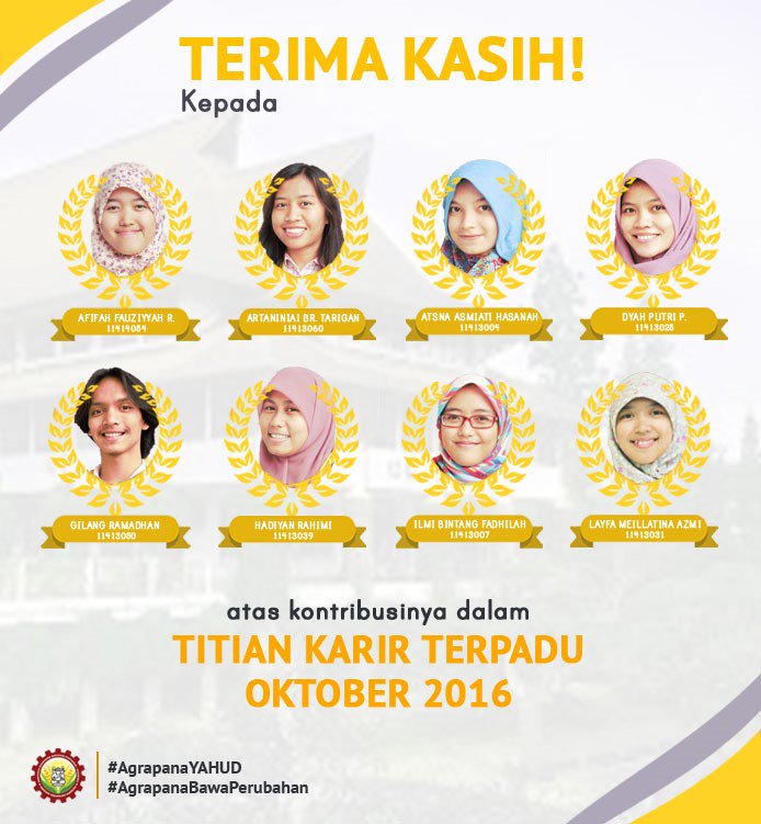 [AGRAPANA AKTIF]

#AgrapanaYAHUD
#AgrapanaBawaPerubahan