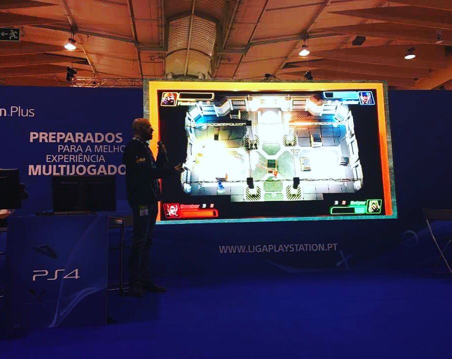 indotstudio's tweet photo. SHUTIX pitch at PlayStation Talents #lisboagamesweek #shutix #indotstudio #gamedev #indiegame #madewithunity https://t.co/Yny7gAT2pK