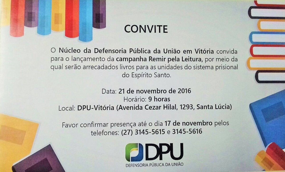 mitleg_karina's tweet image. #DPUVitoria #execuçaopenal #RemirpelaLeitura