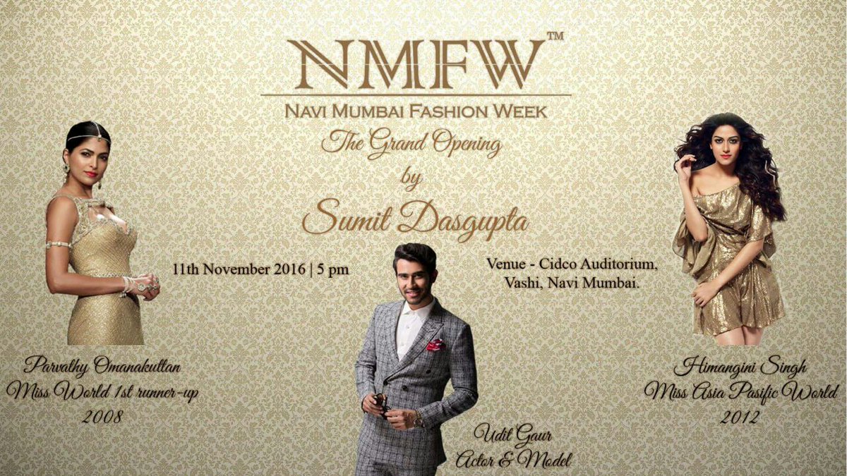 uditgaur90's tweet photo. NMFW 2016 #NaviMumbaiFashionWeek #NMFW2016 #NMFW #Bollywood #UditGaur https://t.co/jxPlo2hcb1