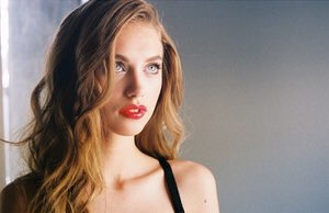 "My apologies if my lips look a little more inviting than they're supposed to,"