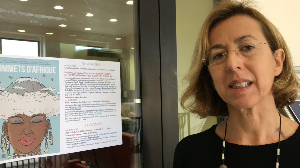 <a href="/FestivalNues/">Festival Nues </a> in #facolta #studiumanistici si discute con il gruppo di ricerca della prof. Guglielmi su #fumetto in #Africa <a href="/bepivigna/">Bepi Vigna</a>