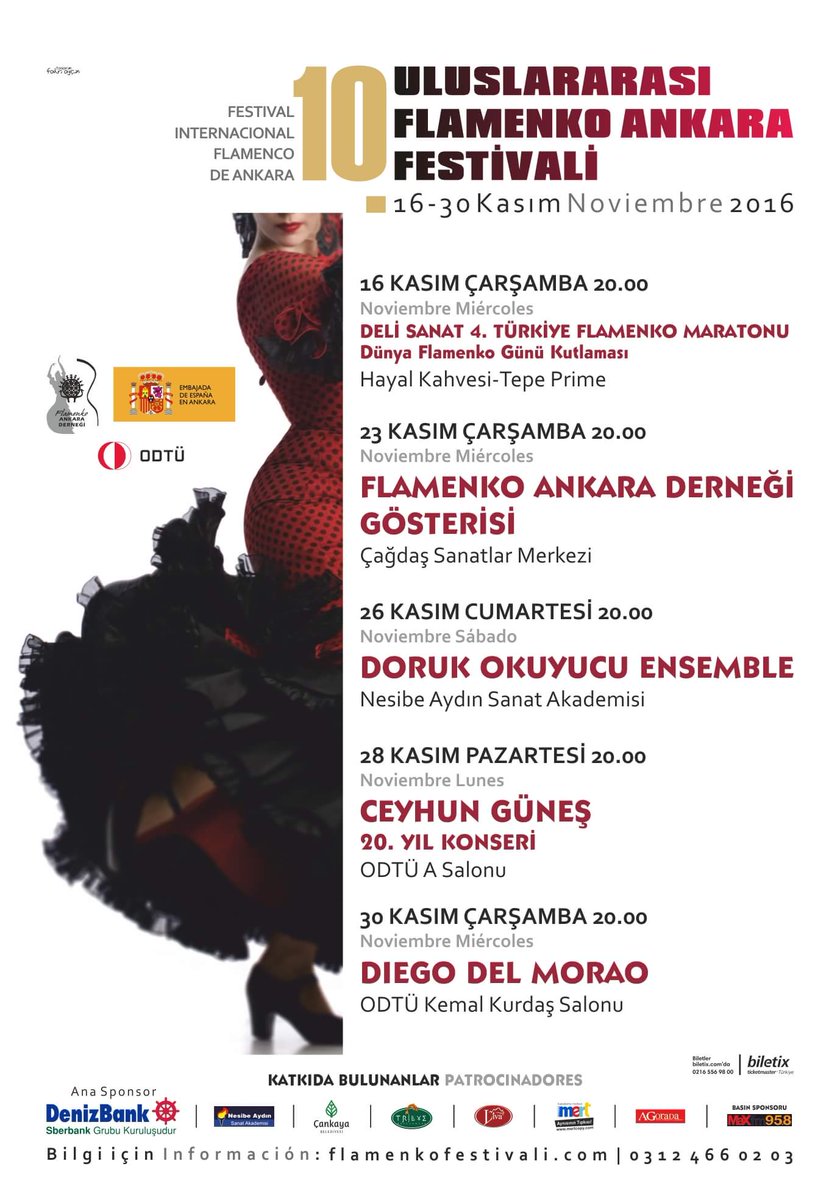 FlamenkoAnkara's tweet photo. Derneğimiz ve festivalimiz 10. yılında! Gelin birlikte kutlayalım 🌹👠💄🎼🎶

https://t.co/iuBqYVGwZN https://t.co/kpHcJ1MU2R