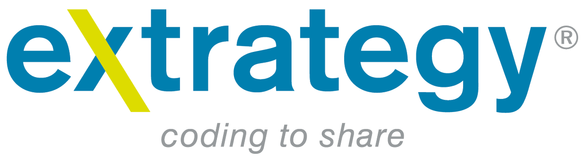 extrategy's tweet photo. Un nuovo brand per comunicare la nostra identità. Ora anche un nuovo sito web! #codingtoshare https://t.co/iPeeWje1YK https://t.co/laTxgVDt9B