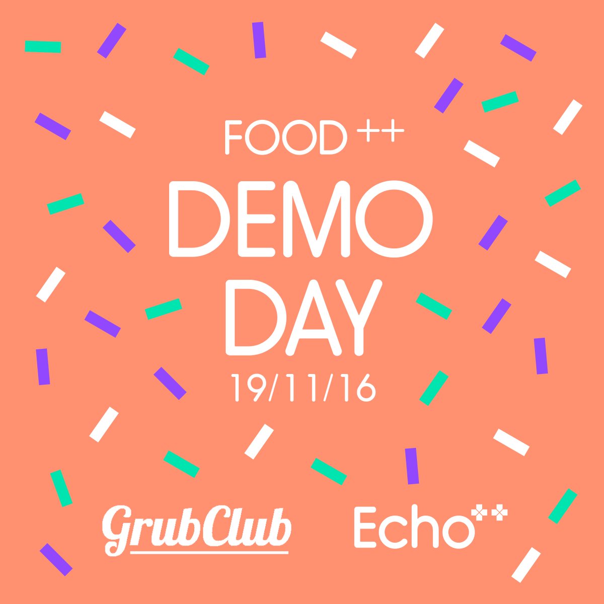 economyofhours's tweet photo. One day to go until #DemoDay! Can't wait to see our Food++ businesses pitch to the panel incl. @grub_club @firezzapizza @cravedfoods! https://t.co/4Su5c6jSh0