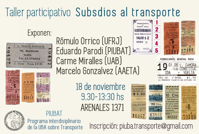 ICTA_UAB's tweet photo. Hoy, @CarmeMirallesGu del @ICTA_UAB participa en el Taller #PIUBAT: “Subsidios al Transporte”. Univers. Buenos Aires https://t.co/VEr9O0Cjlv https://t.co/9PYlgQFMDa