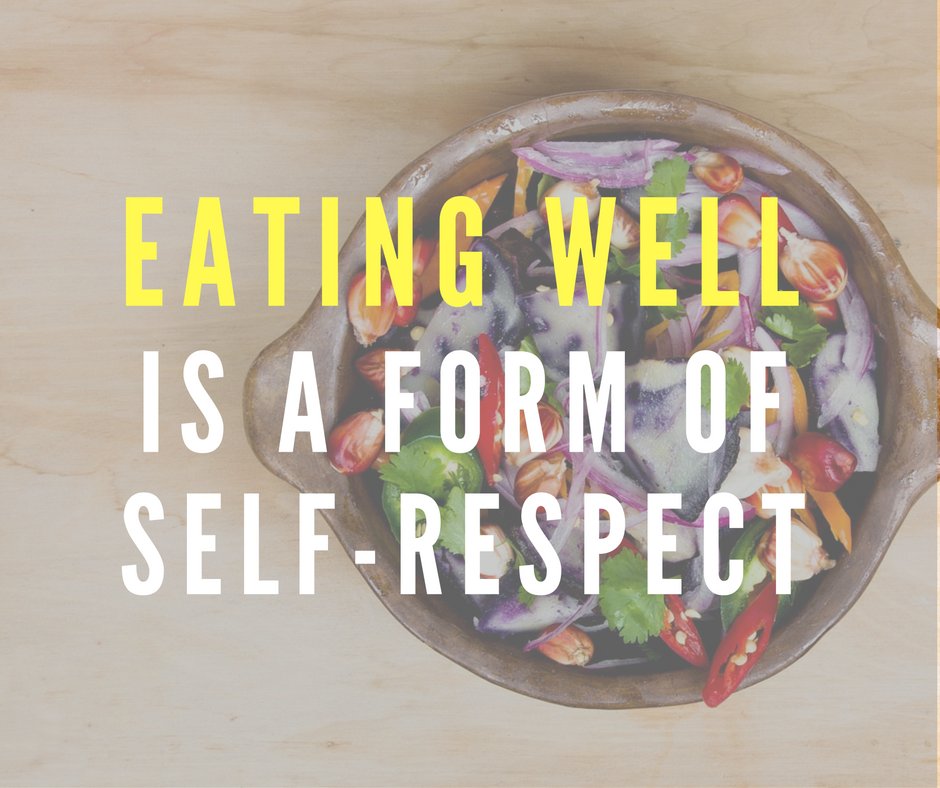 CleanEatingSpi's tweet image. Eating well is a form of self-respect.