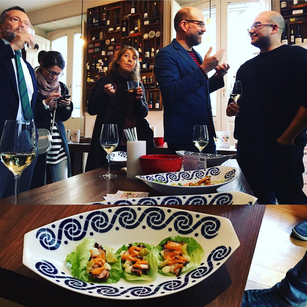 Na presentación da IX <a href="/Santiagoetapas/">Santiago(é)tapas</a> no <a href="/PazodeAltamira/">Pazo de Altamira</a> #ricorico #atafartar