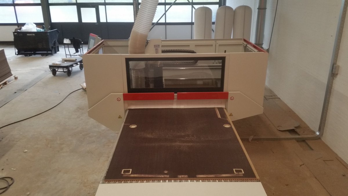 Er wordt nog hard gewerkt aan het nieuwe pand, maar de machines draaien!