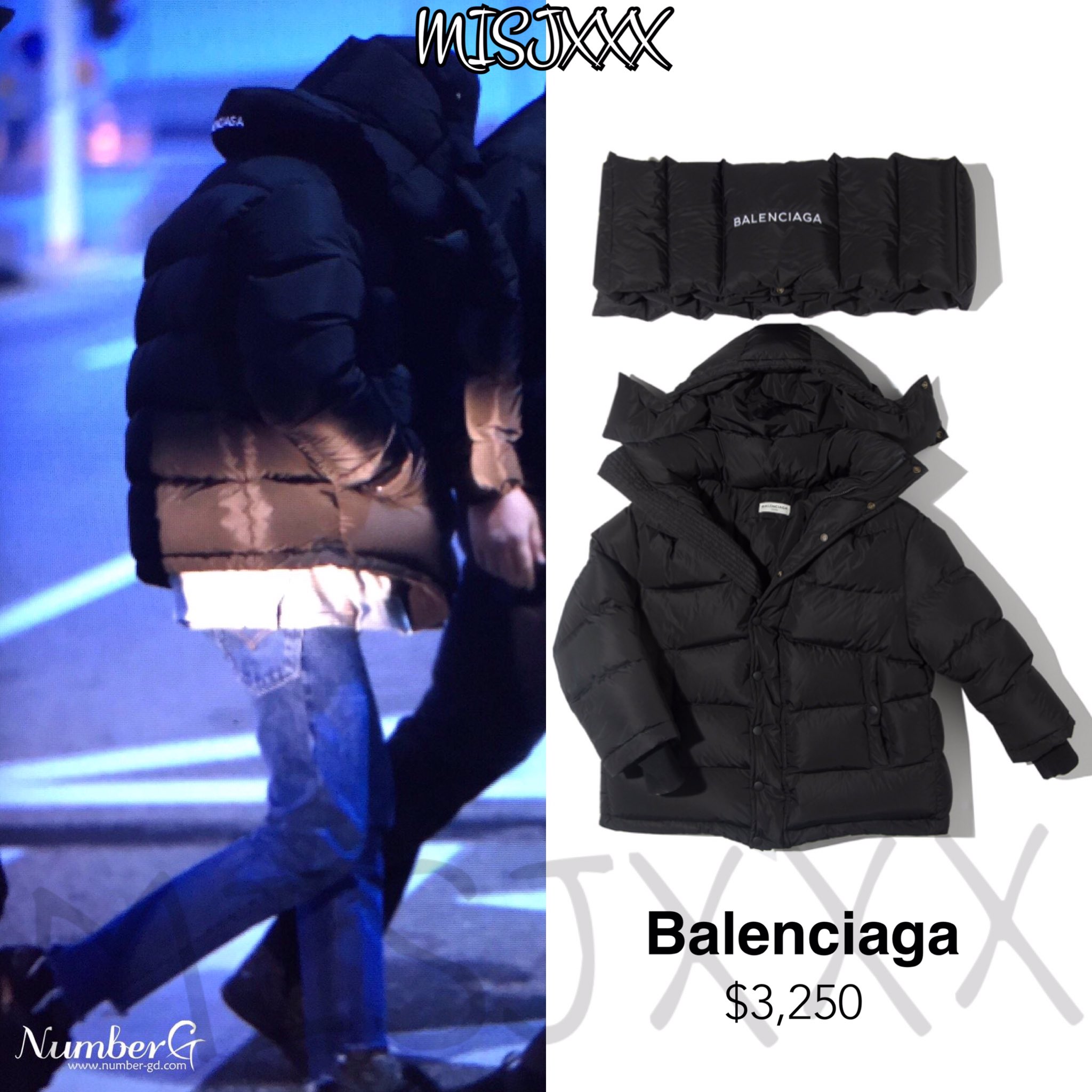 Balenciaga swing deals puffer jacket