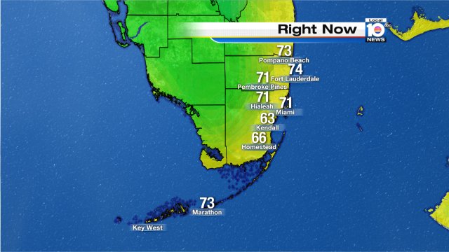 Happy Friday. SFLO waking up with warmer temperatures this morning. Expect a change this weekend, watch Local10 https://t.co/SIwk4bvWmK