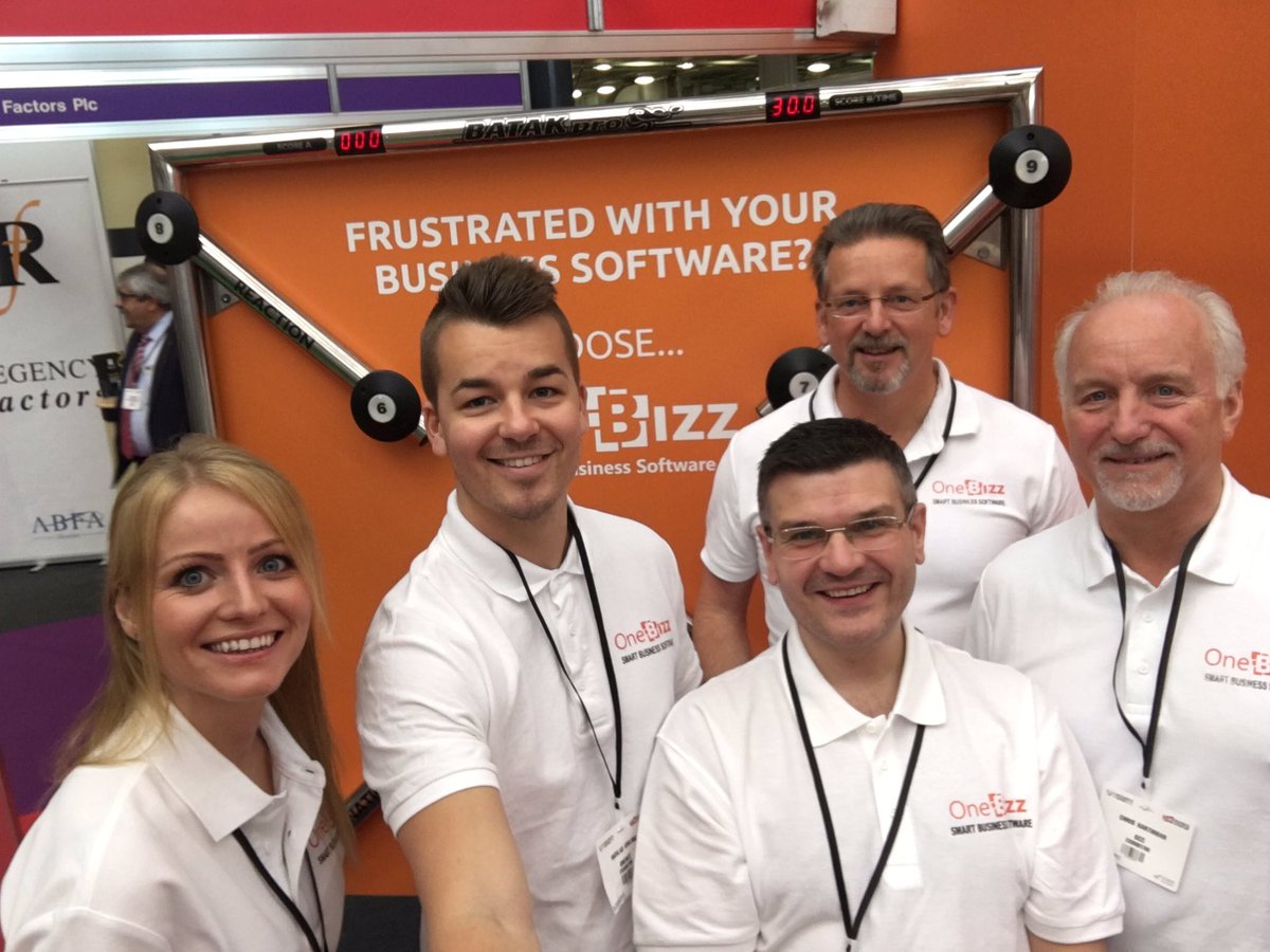 OneBizzUK's tweet photo. Day two at #TBS2016 and the OneBizz team are looking forward to discussing your business software problems. Well we have the solution! https://t.co/1YQXLd1q2I