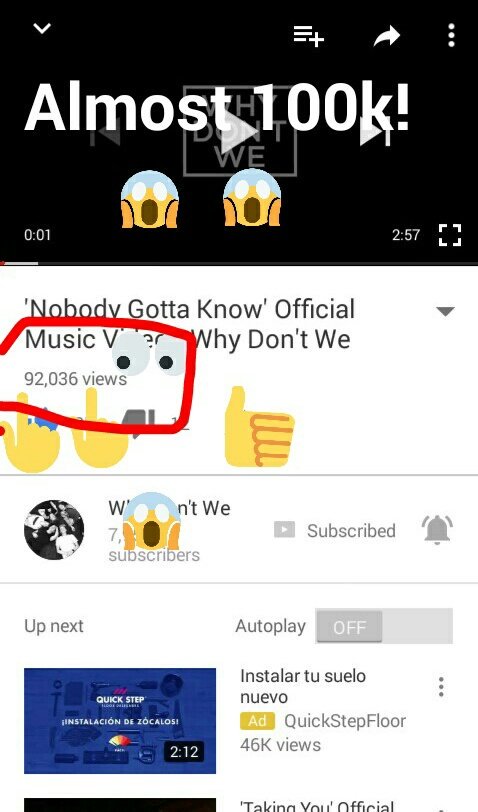 WhyDontWeWorld's tweet photo. almost 100k of views #NGKVideo
@whydontwemusic
Congratsss πππππ https://t.co/FcITGLDM7k
