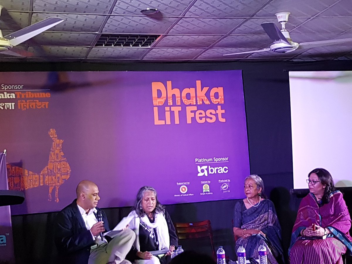asifsaleh's tweet photo. 'Social climbers' trying to explain the Bangladesh paradox at #DLF2016 @hossainzillur @BRACworld 's head of legal aid Farisa Kabir. https://t.co/MfHAuUCl6Z