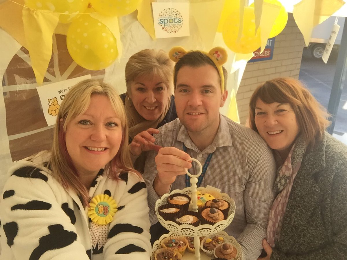 dawnie04nurse's tweet photo. Children in Need, cakes sale at A&amp;E RSH @sathNHS https://t.co/zBGb4Tomch