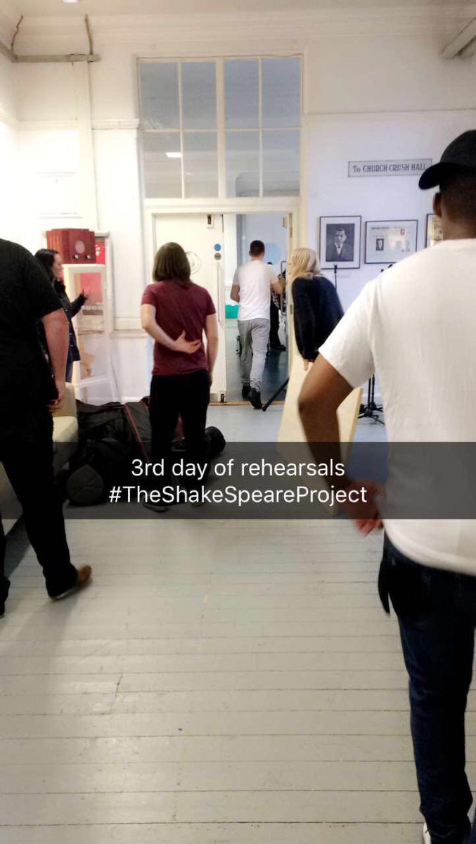 LadyLykez's tweet image. 3rd &amp;amp; last day of rehearsals! #TheShakeSpeareProject #Manchester