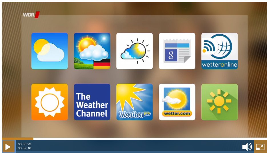 shagan's tweet photo. Weather XL has won the quality test for the best weather forecasts on the German TV WDR!  #exovoid #best #weather #mobile #app #android #ios https://t.co/i2RvLMbRiL