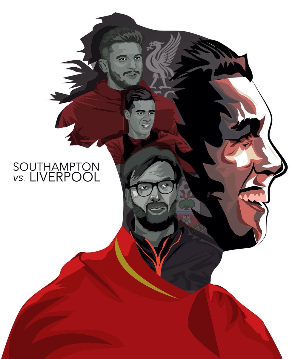 LFC's tweet photo. 🎨 Ok, Reds. Time to pick the winning #MyLFCMatchdayImage entry for #SOULIV!

First up, this smart design from @ED_Illustration! 👌 https://t.co/NBsGAAnqj9