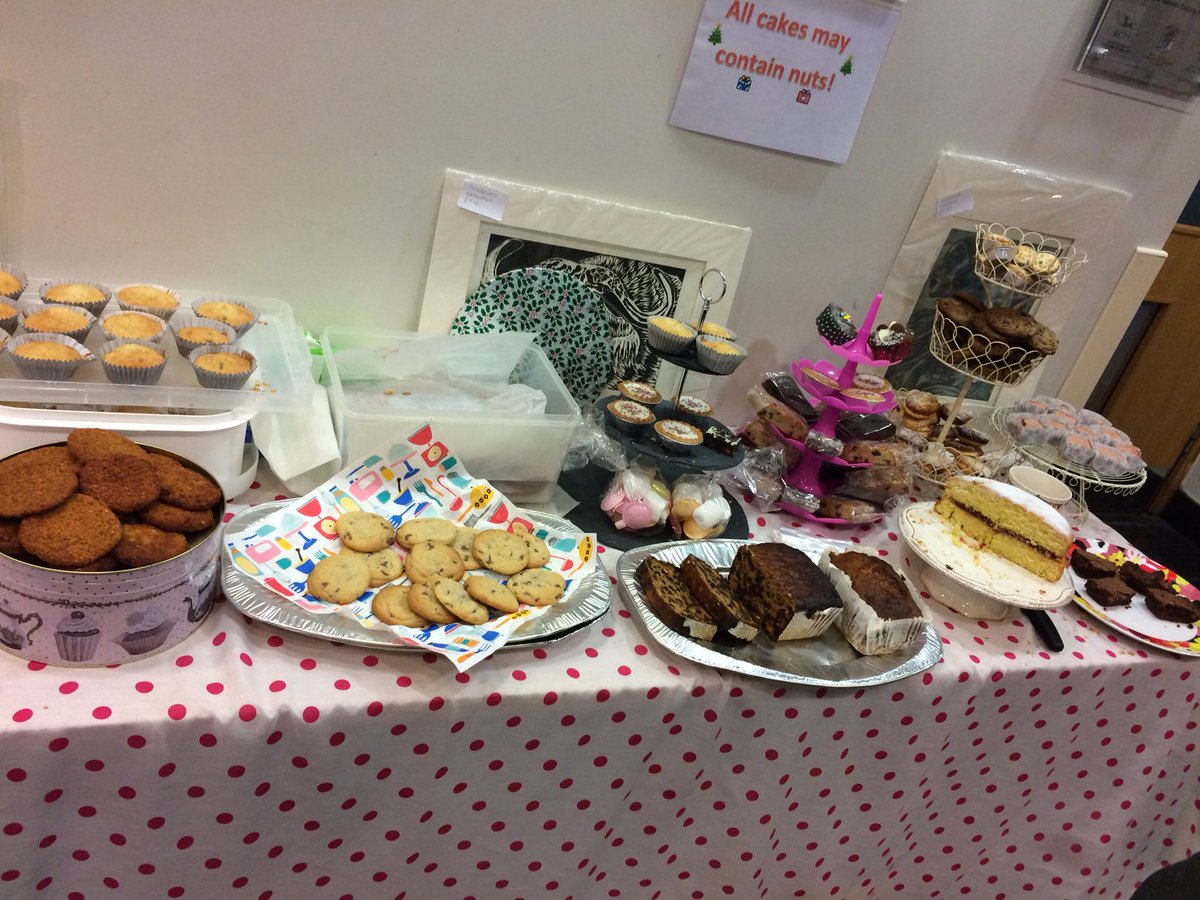 Lots of cakes to buy! Come help us raise money for Lusaka!!
Being held NOW in our Audrey Emerton building <a href="/BSUH_NHS/">BSUH NHS</a>