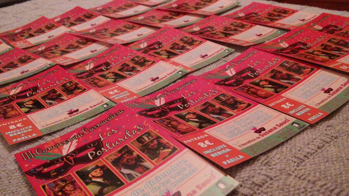 Ya podéis comprar vuestras entradas contactando con algún miembro del grupo o por MD. Vamos chiquillos.🎭 @LosPosturitas