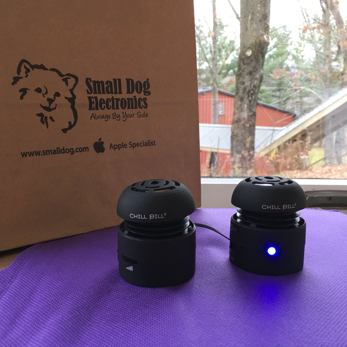 hellosmalldog's tweet photo. Get a FREE Chill Pill Speaker with a purchase of $50 or more 11/18/16 ONLY #shopsmalldog #customerappreciation #chillpill #free https://t.co/Cc5Xzw2Vzx