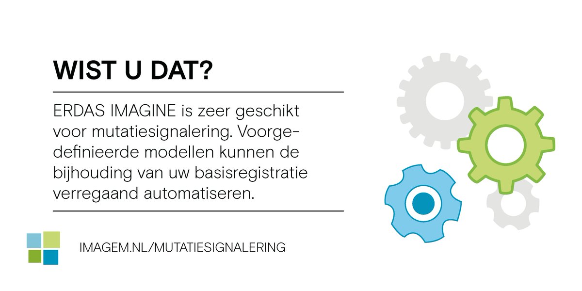 ImagemNL's tweet image. Mutatiesignalering kan snel, eenvoudig en accuraat - gebruik onze #spatialmodels Neem contact op via imagem.nl/mutatiesignale… voor meer info.