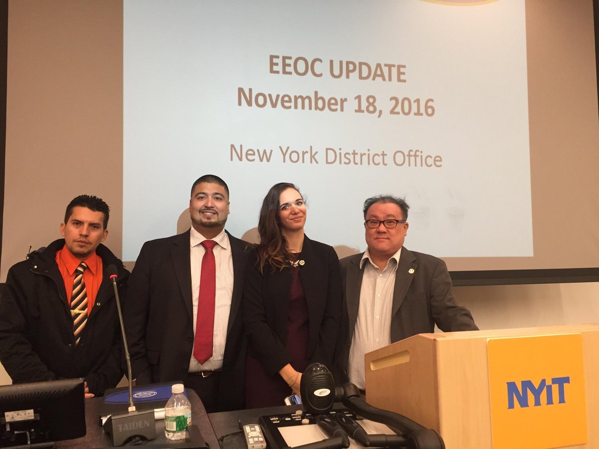 EEOC_NYDO's tweet photo. EEOC update with @nyit @NYITSHRMChapter. Thank you for having us! #EEOCNYDO #EEOTraining #HR #HRTraining https://t.co/Hlc32VeGue
