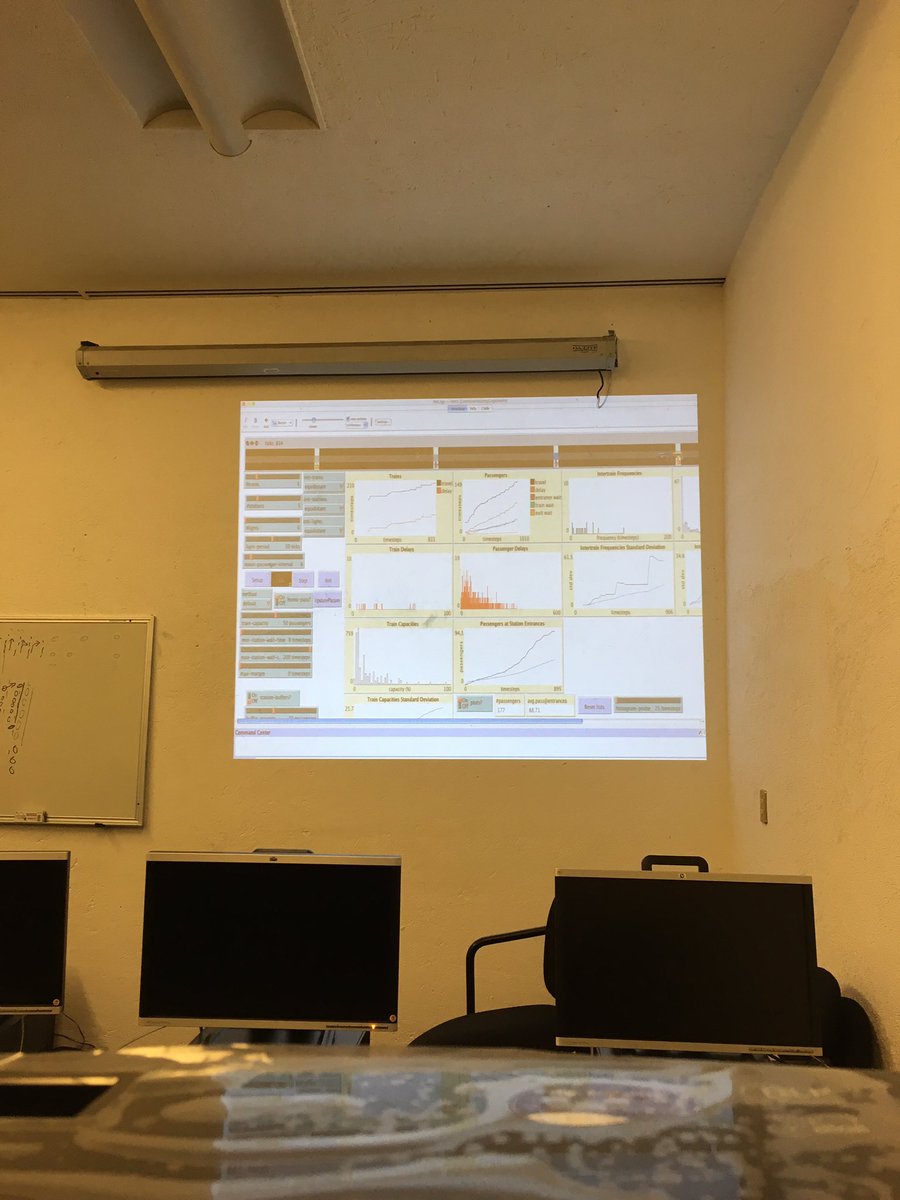 cmm_cenart's tweet photo. Tiempos de viaje y eficiencia en transporte público. #PLEXIC Taller #IOT Ciudad Conectada. Software: Netlogo. https://t.co/CuyrCTjRiP