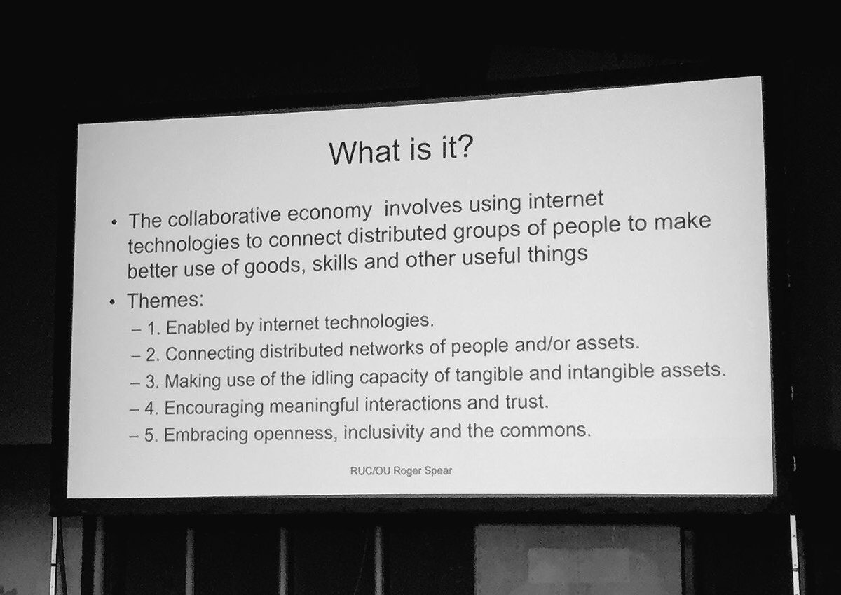 techsavvymedia_'s tweet photo. Professor Roger Spear fortæller om collaborative og #SharingEconomy til #Spotlight16 #cphftw @KPH_Copenhagen https://t.co/46ekI6Y3XR