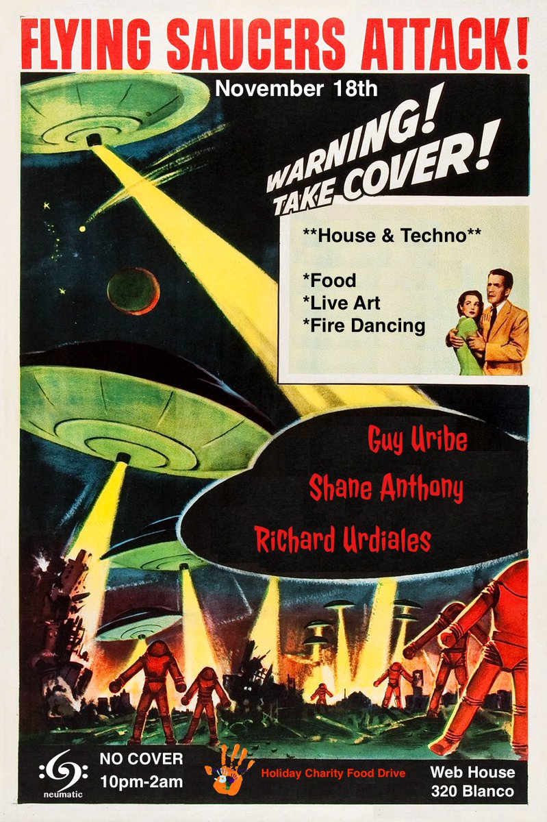 *TONIGHT*
<a href="/NeumaticMusicTX/">Neumatic Music</a> will be having out annual canned food drive benefiting <a href="/Child_Shelter/">The Children's Shelter</a> all canned food and clothes are welcomed