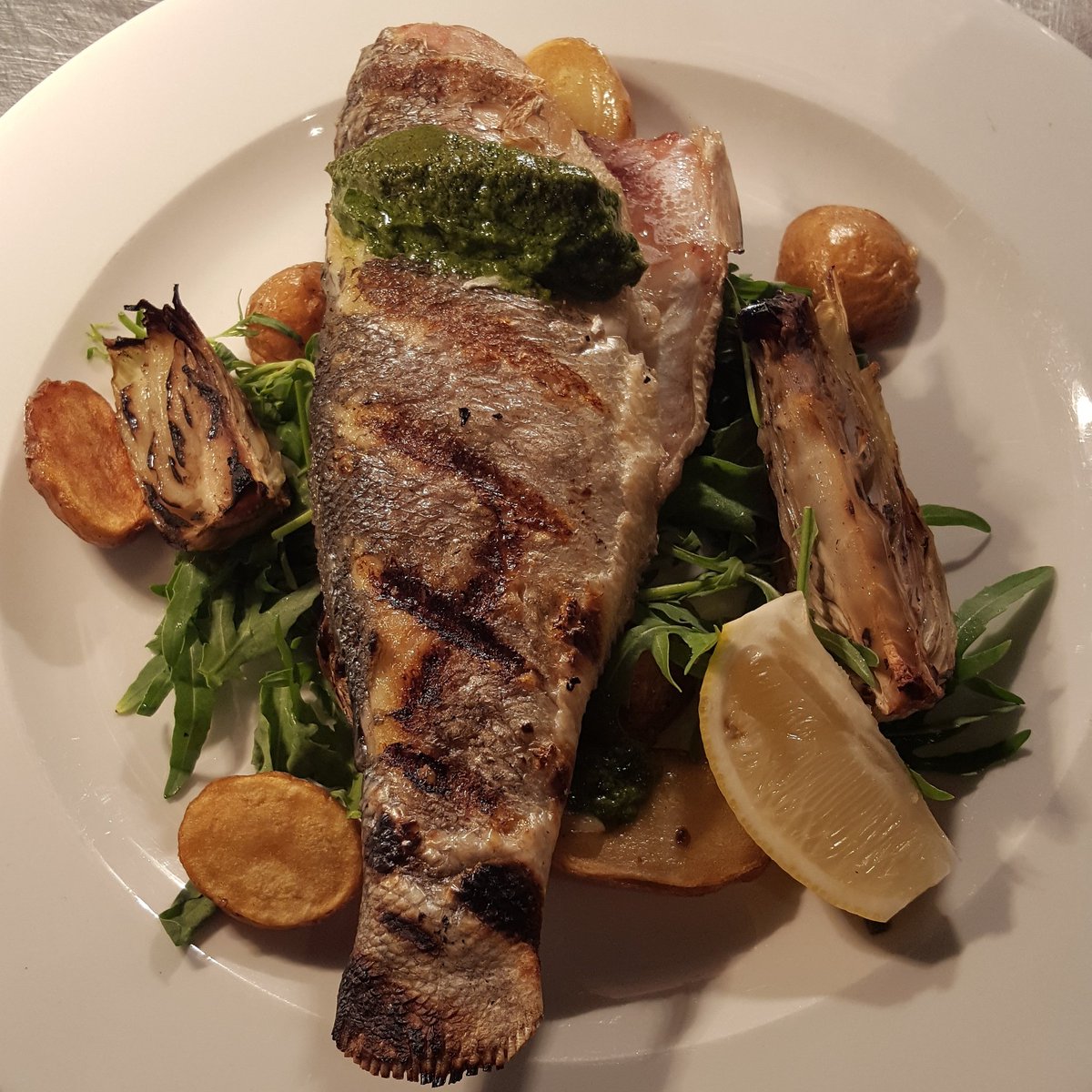 Come on down to The Cabin peeps and treat yourself to this fabulous Seabass!! #fishfriday #seabass #treatyoself