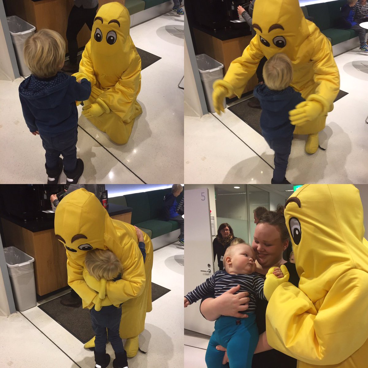 StockmannFI's tweet photo. Säpinää Pitäjänmäellä! #lapsimukaantöihinpäivä'n kruunasi haamun vierailu toimistolla. #stockmann #stockmannstaff #lastenstocka https://t.co/ipw8P9kp1b