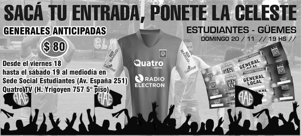 MiltonFoya's tweet photo. #DeLaAvenida
HAY QUE PONER TODO PARA LLEGAR
#ALaSemifinal
✌💙💪
@EstudiantesRio4 https://t.co/3GHzJcFVCA