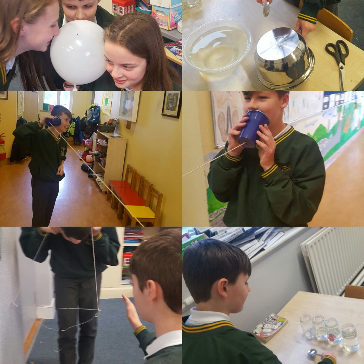 stonehallschool's tweet photo. 5th 6th class investigating sound for #ScienceWeek #scienceweek2016 https://t.co/VYVYQBUP0M