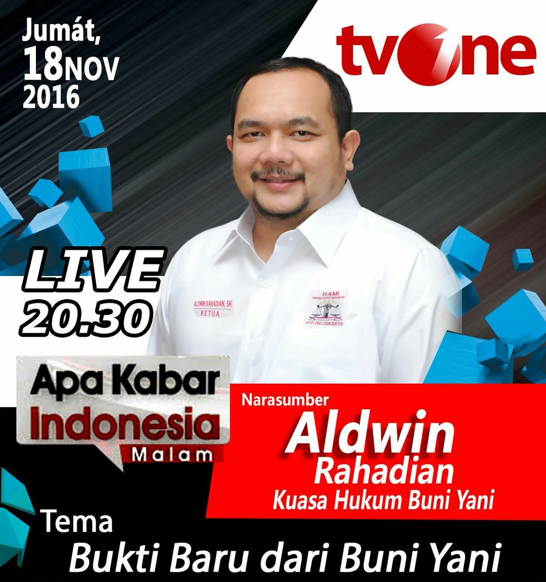 4. Good Luck Suamikuwh.. Semoga AllahSWT senantiasa melindungimu.. 

 #AldwinRahadian_atTVOne